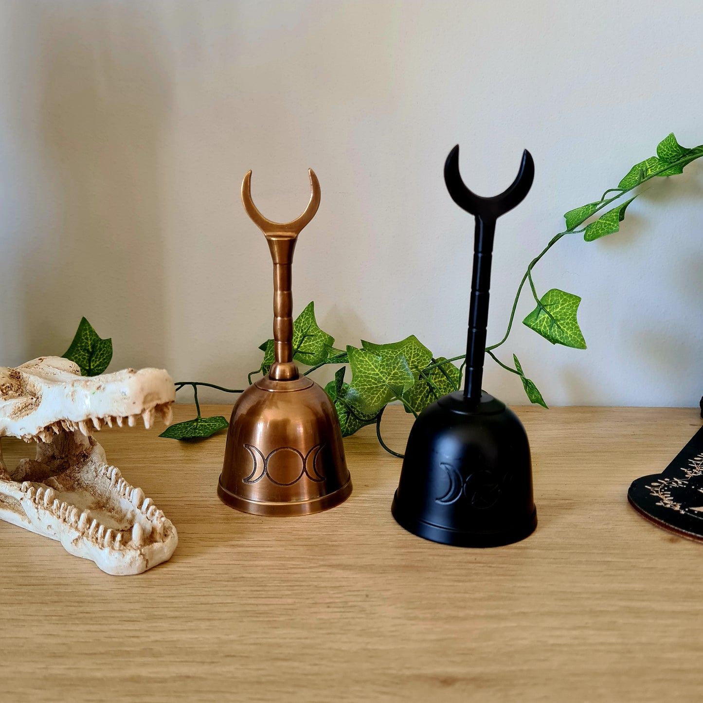 Crescent Moon Altar Bell