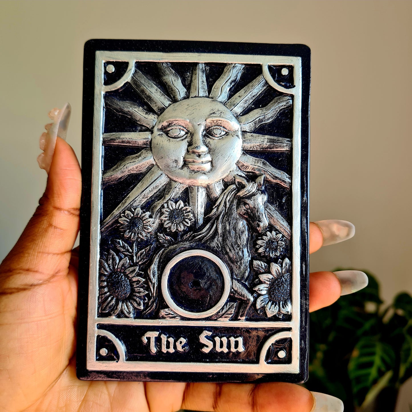 Sun Moon Incense Holders