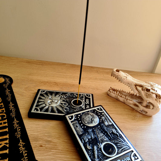 Sun Moon Incense Holders