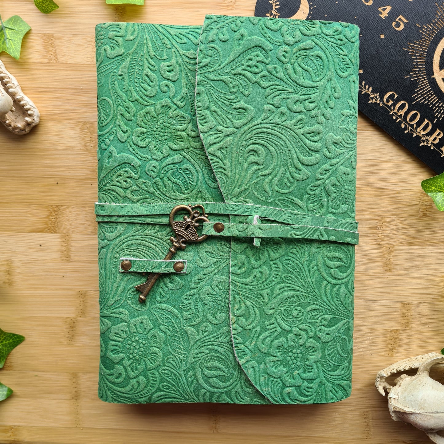 Green Witch Leather Journal