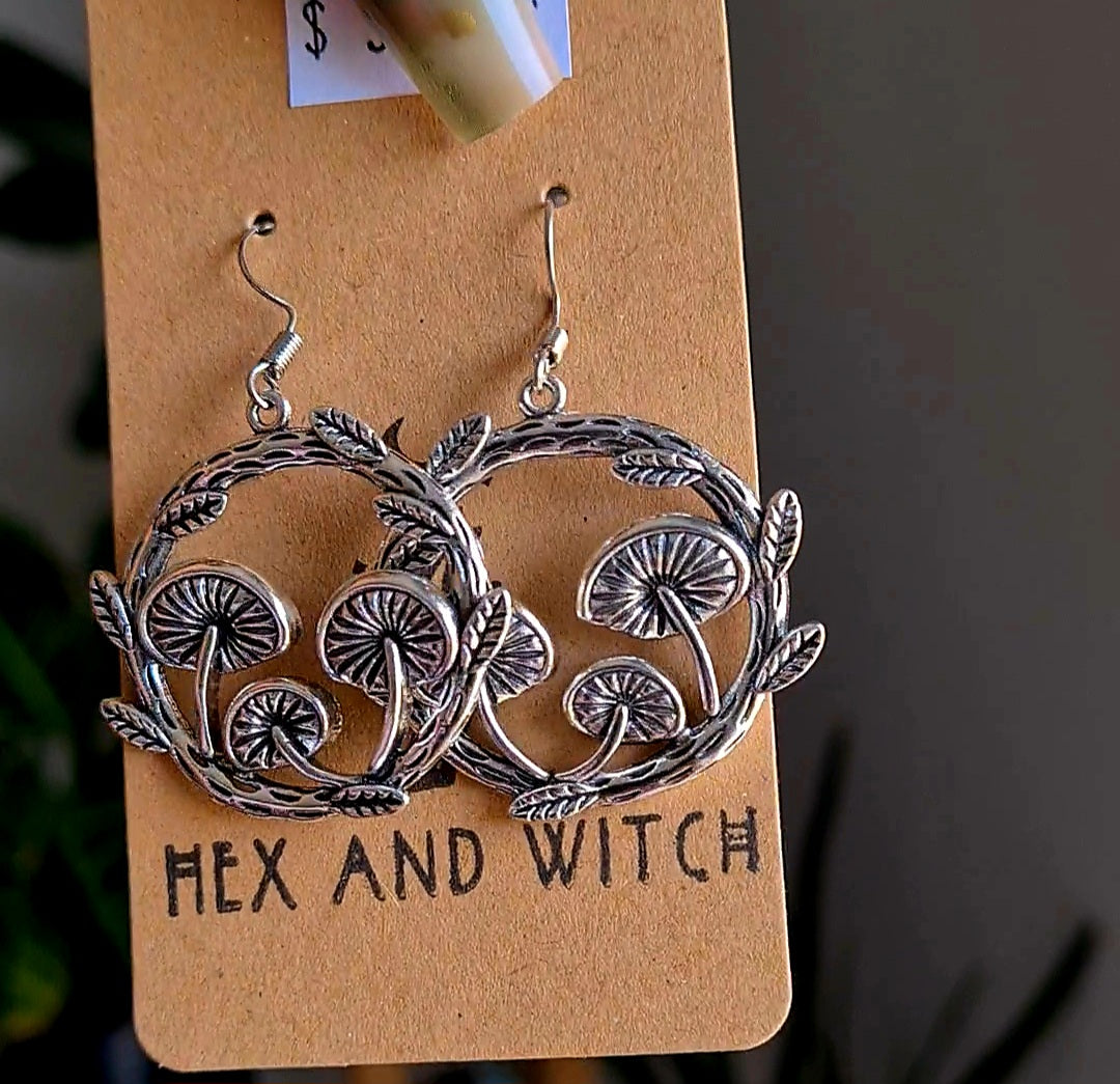 Mushroom Earrings