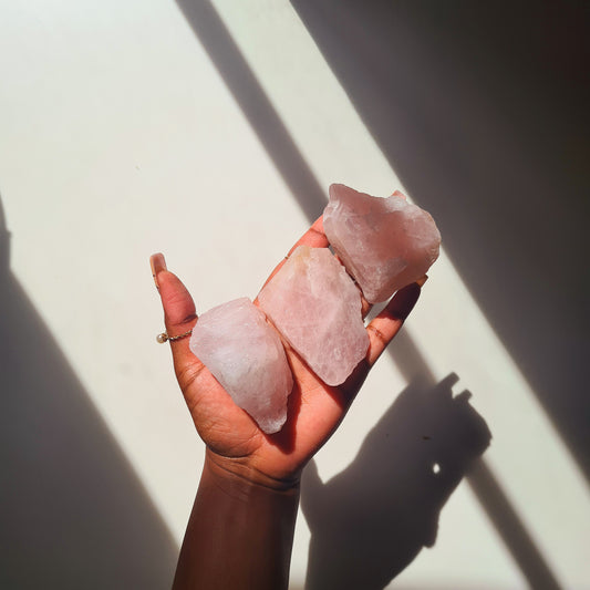 Raw Rose Quartz